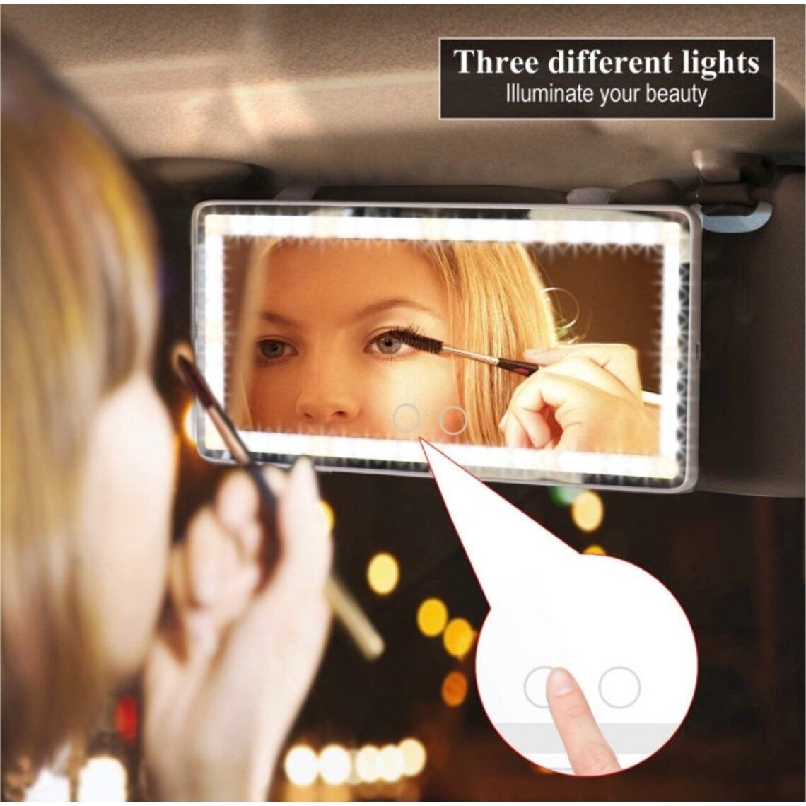 Car Led Makeup Mirror